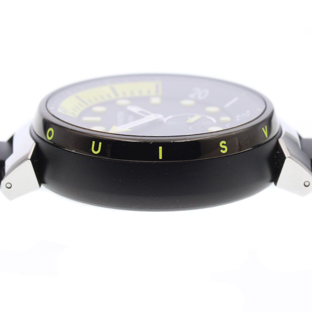  ルイ ヴィトン LOUIS VUITTON QA122 タンブール ストリートダイバー スモールセコンド 自動巻き メンズ _920396 ショートパンツ 自動巻き時計 腕時計(アナログ)