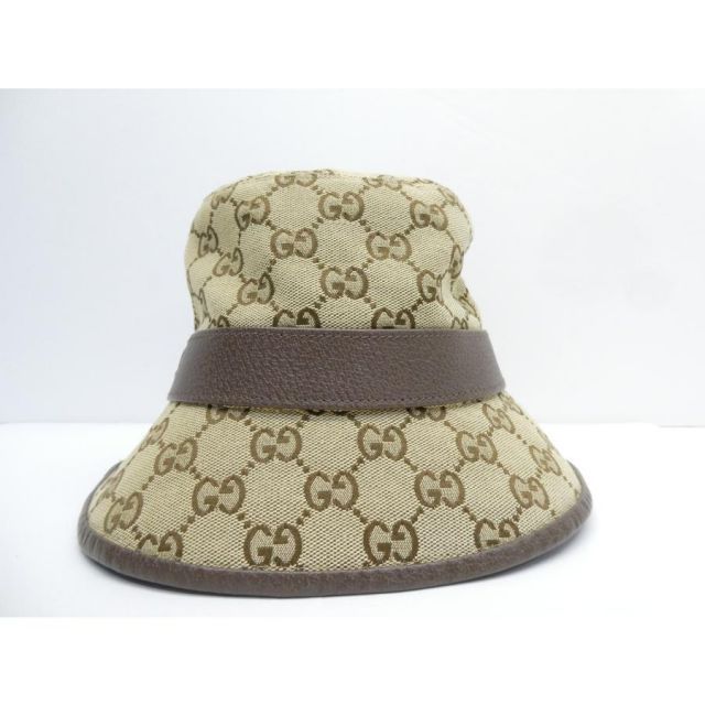 GUCCI グッチ GGキャンバス バケットハット 576587 SIZE:M 帽子