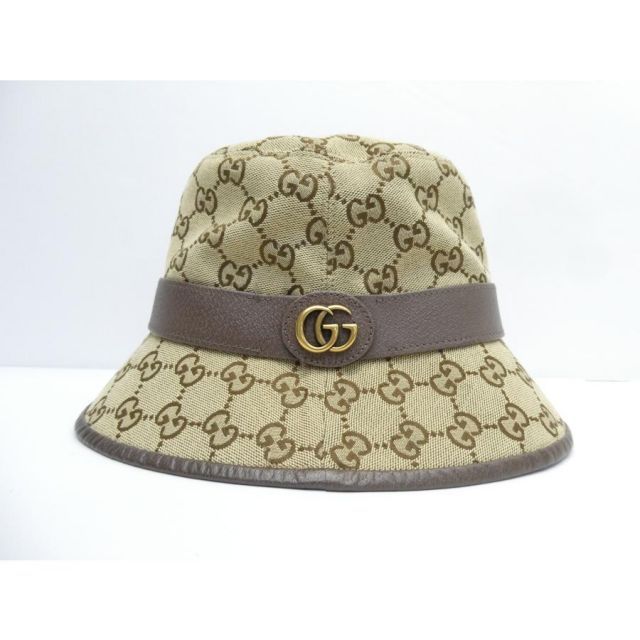 GUCCI グッチ GGキャンバス バケットハット 576587 SIZE:M 帽子