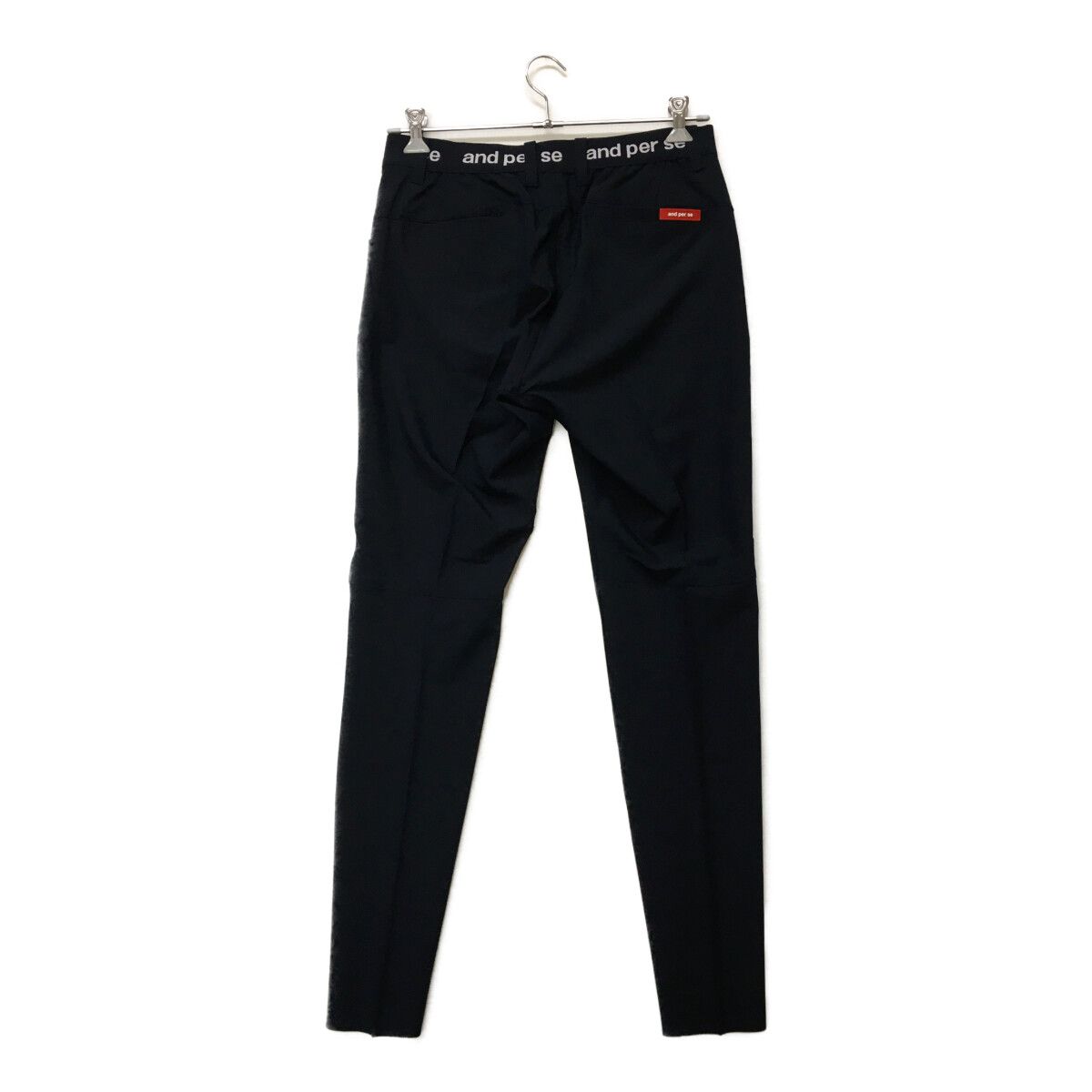 未使用品 メンズ アンパスィ and per se パンツ L 紺 ネイビー
