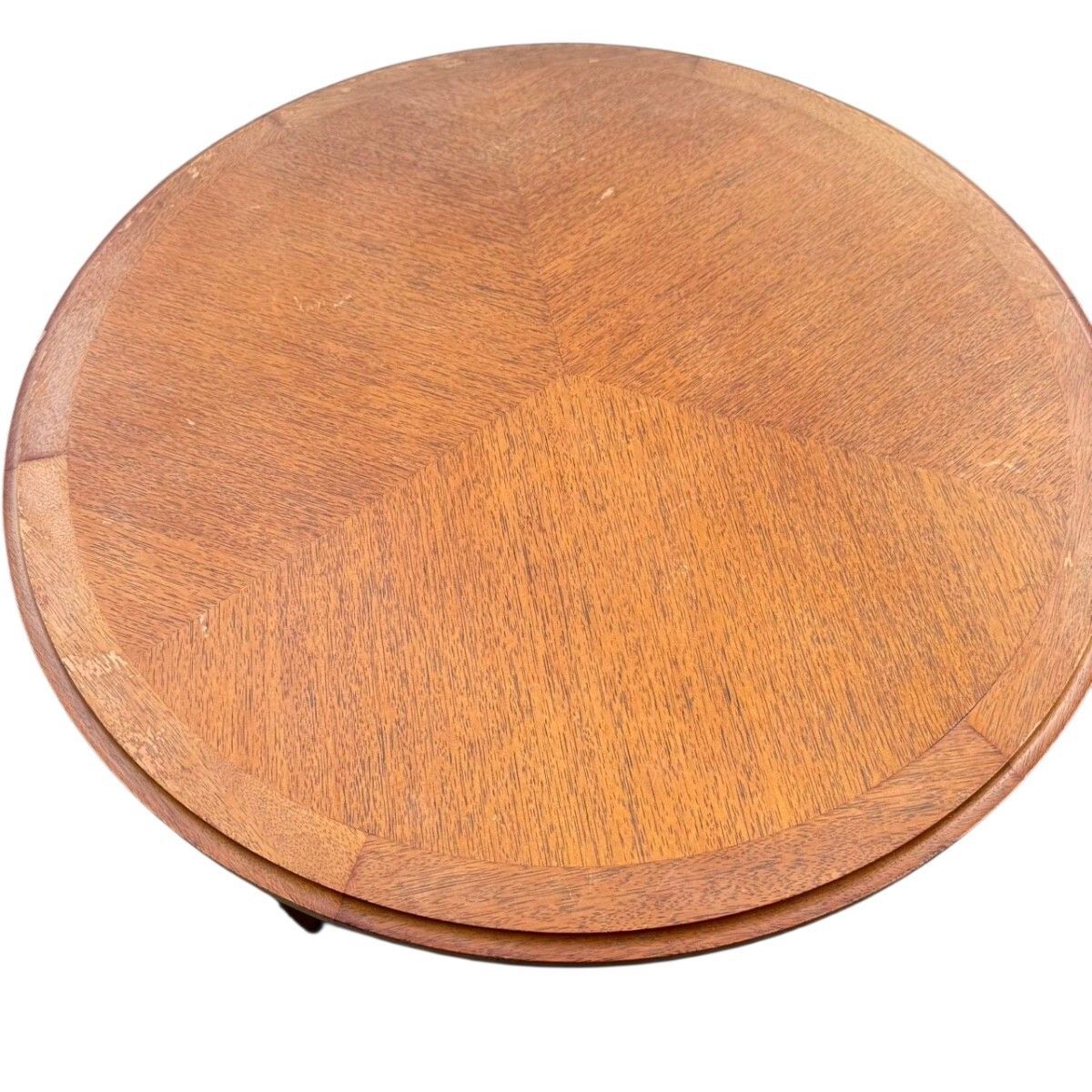 希少】 maruni マルニ 地中海シリーズ 天然木 サイドテーブル ラウンド