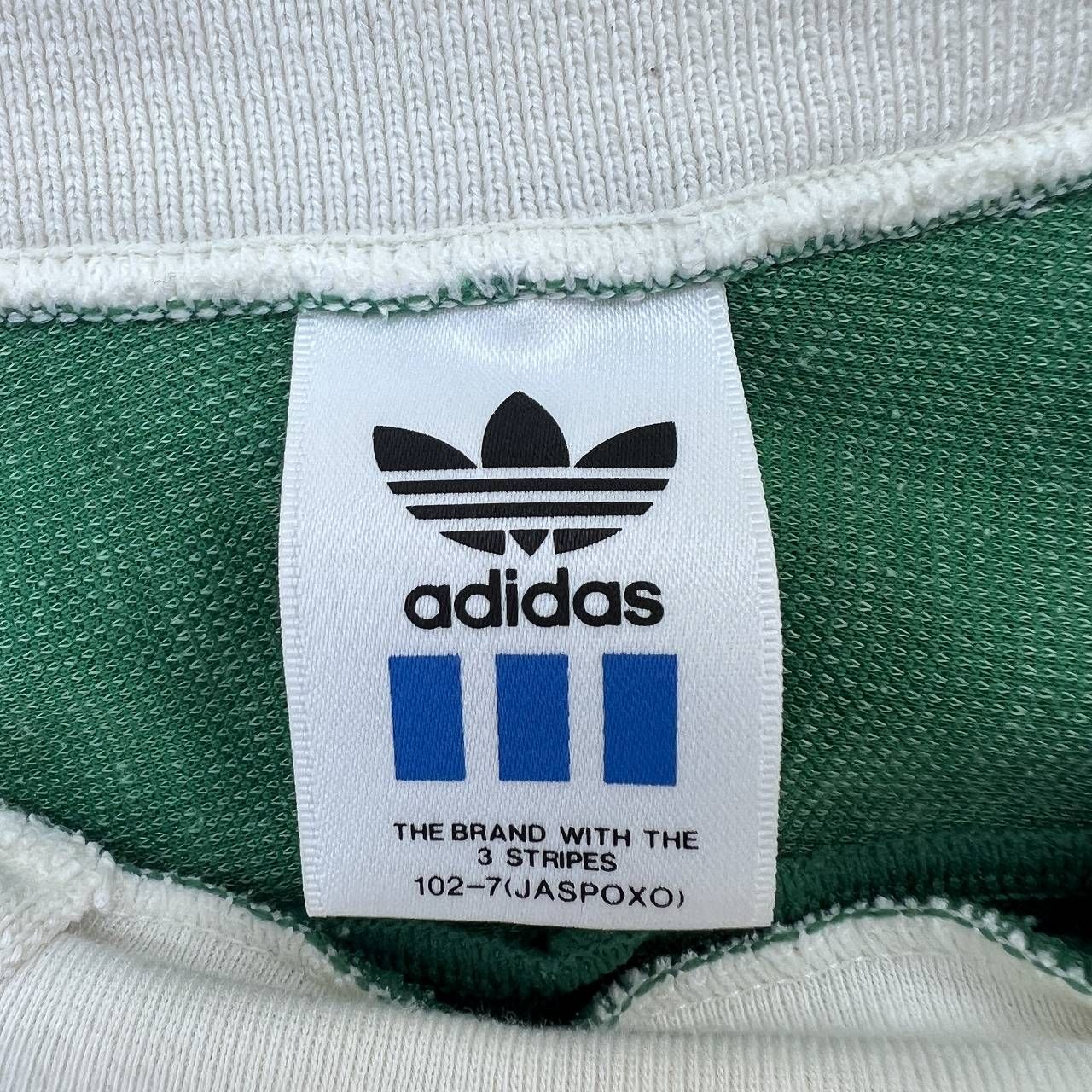 アディダス 80s ビンテージ 長袖 サッカー ユニフォーム 肘当て付 緑