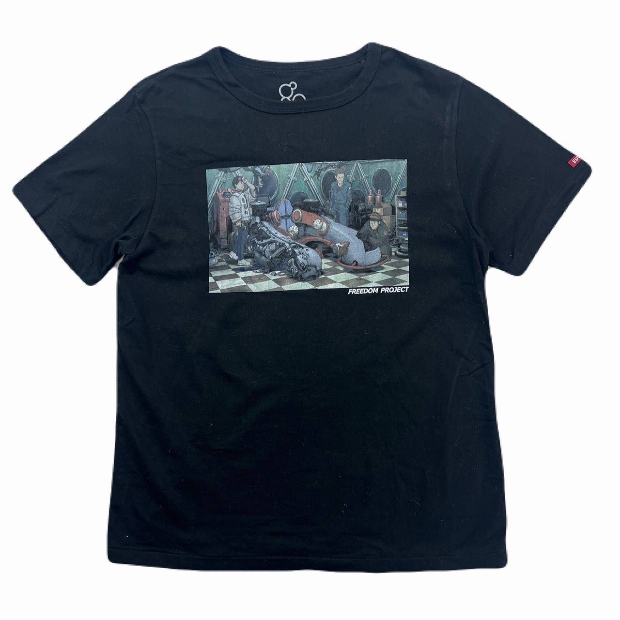 FREEDOM PROJECT エドウィン 半袖Tシャツ 希少 Lサイズ ブラック 黒 