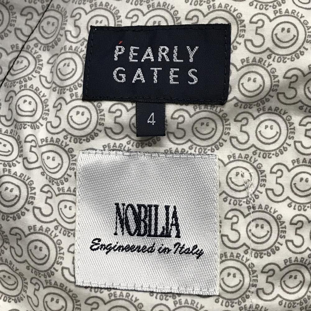 パーリーゲイツ パンツ グレー ヘリンボーン 微起毛 30周年 裏地ニコ