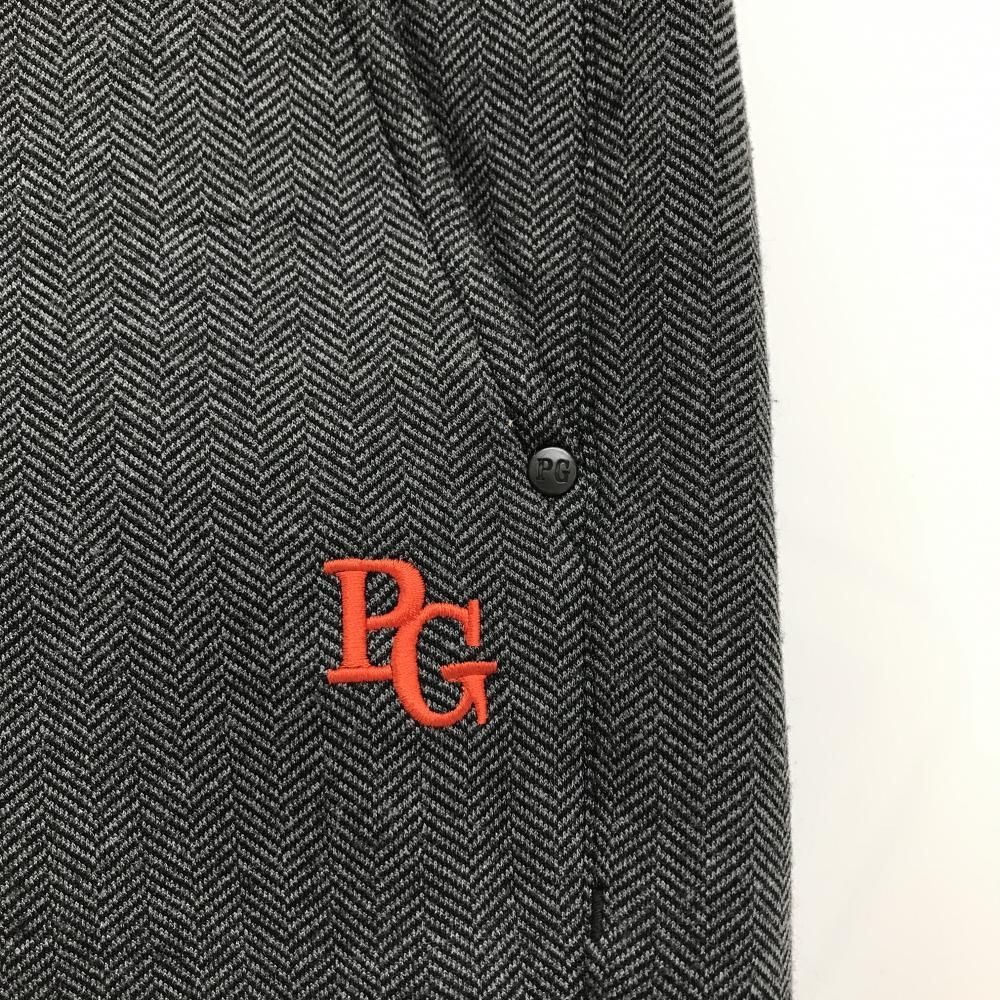 パーリーゲイツ パンツ グレー ヘリンボーン 微起毛 30周年 裏地ニコ