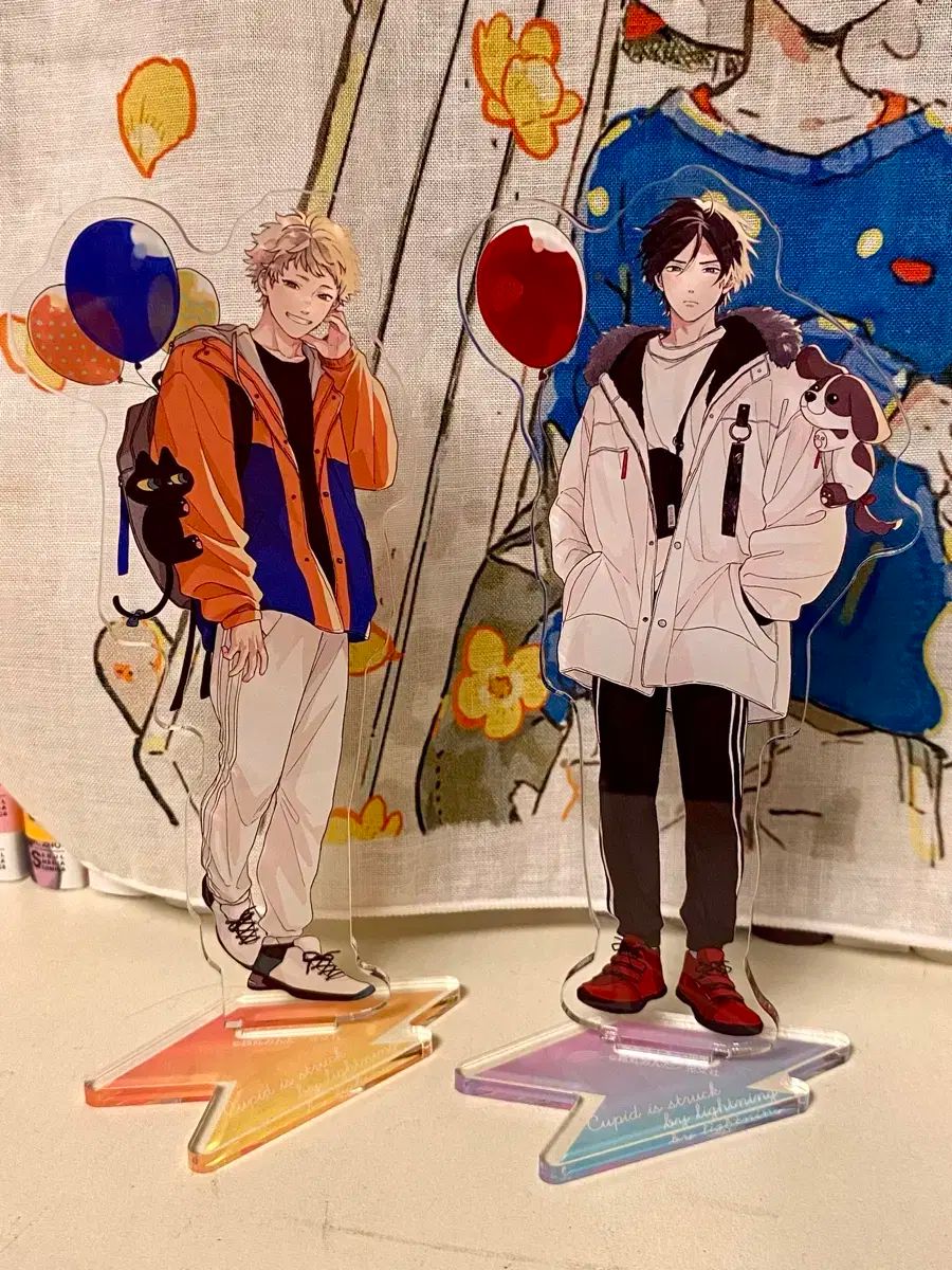 キューピーに落雷 スズマル ミンタ アクリルスタンド 日本bl 日ベル