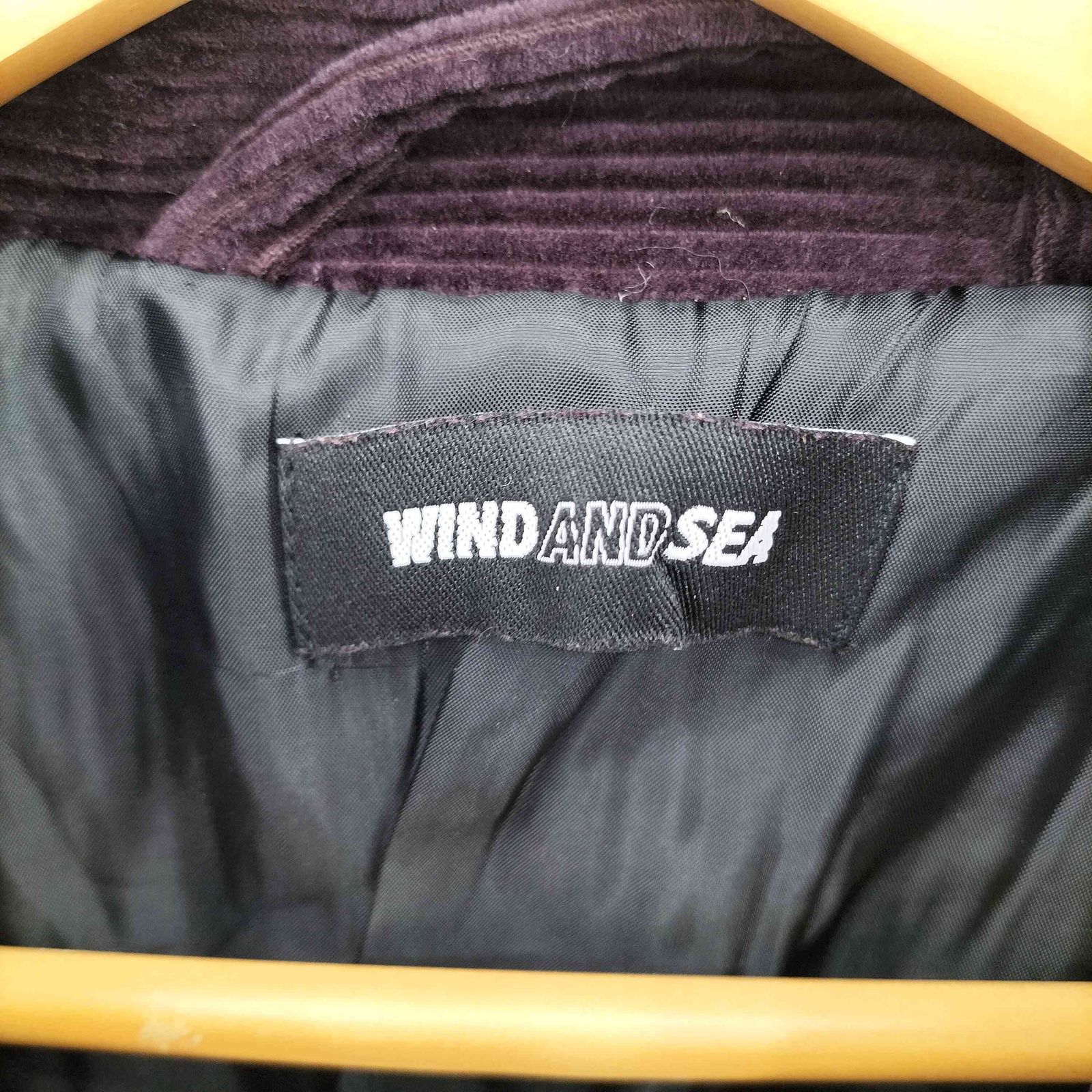 ウィンダンシー WIND AND SEA Wash Corduroy Jacket ウォッシュ