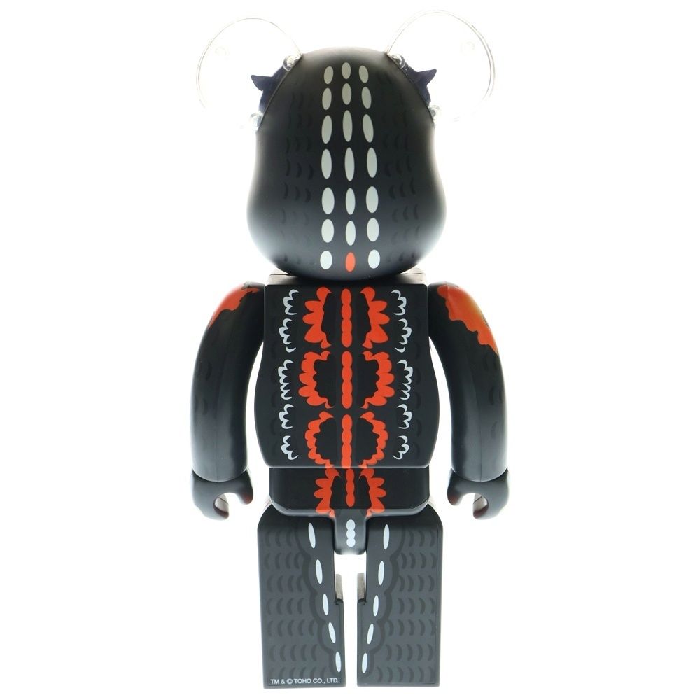 MEDICOM TOY メディコムトイ BE RBRICK ゴジラ VS デストロイア デスゴジバーニング版 400 ベアブリック 人形 フィギュア ブラック オレンジ