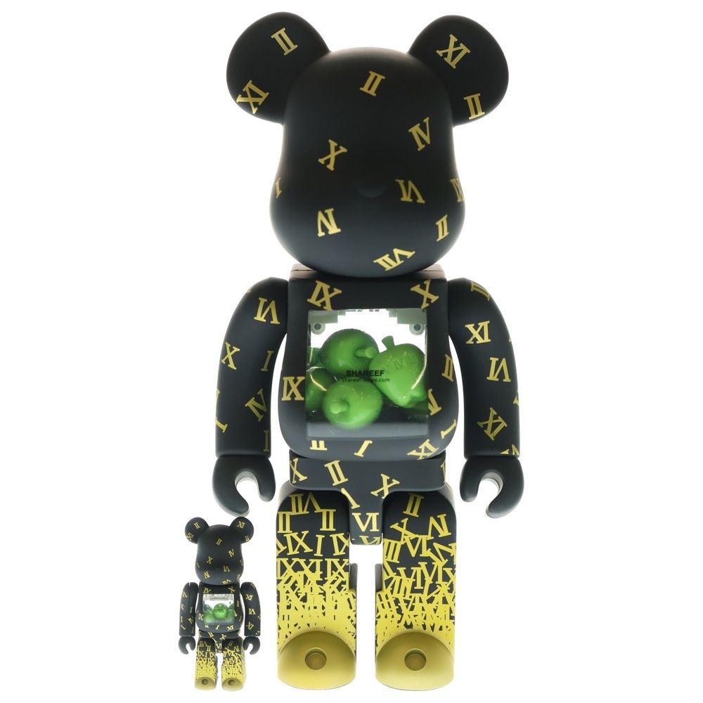 MEDICOM TOY メディコムトイ BE RBRICK SHAREEF 3 400 ベアブリック シャリーフ 3 フィギュア 人形 ブラック