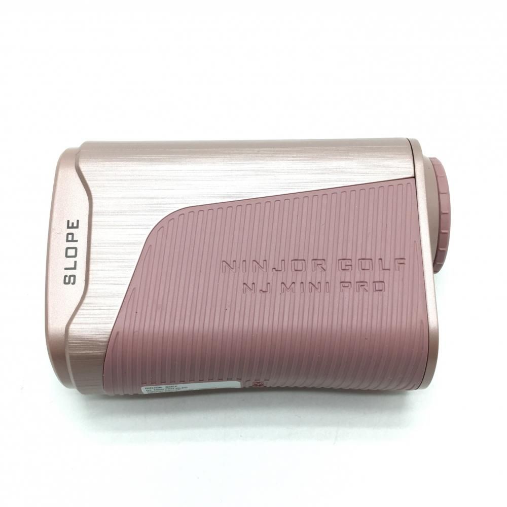超美品】ニンジャーゴルフ レーザー飛距離計 ピンク系 NJ MINI PRO