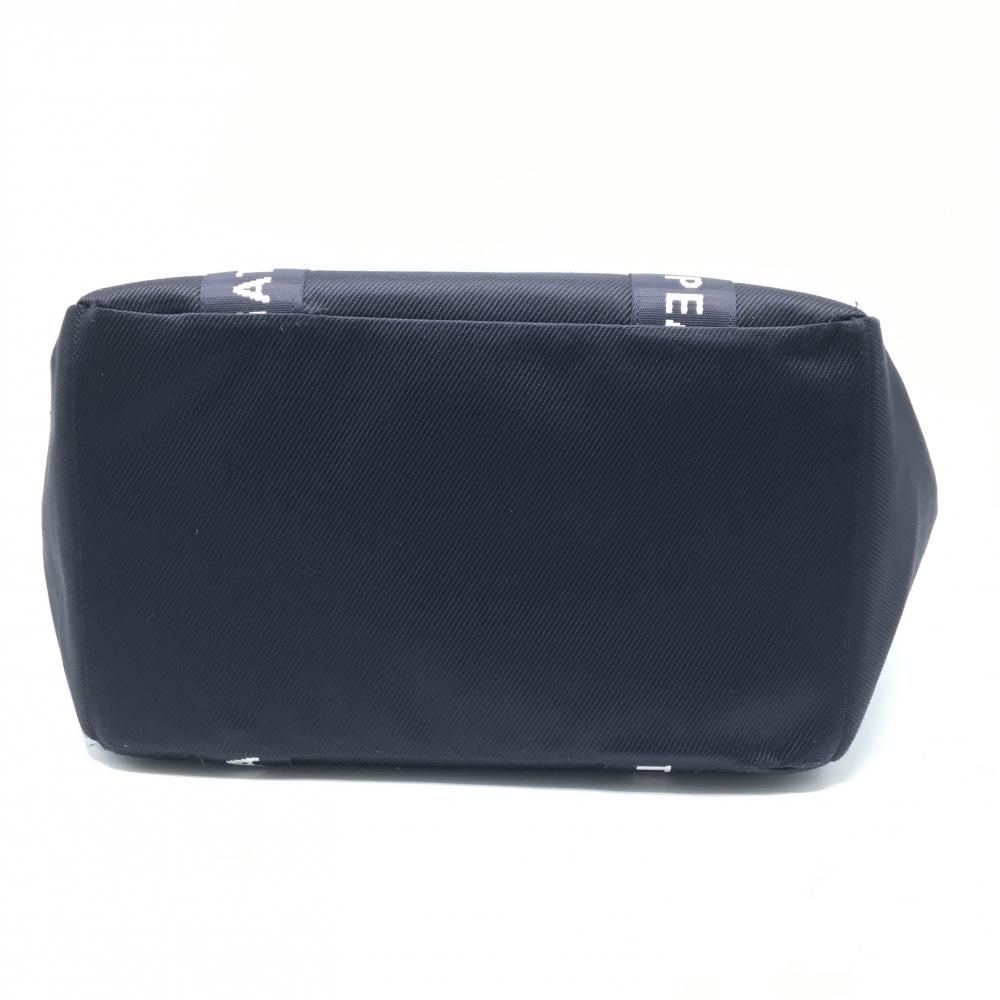 パーリーゲーツ　ロッカーバッグ　紺色used美品 美品】パーリーゲイツ ロッカーバッグ ネイビー×白 持ち手ロゴ ビッグ