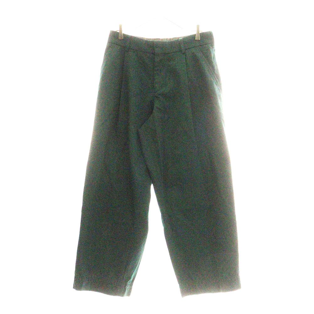 kolor 22SS WIDE PANT ヴィンテージギャバジンワイドパンツ グリーン 22SCM-P13106