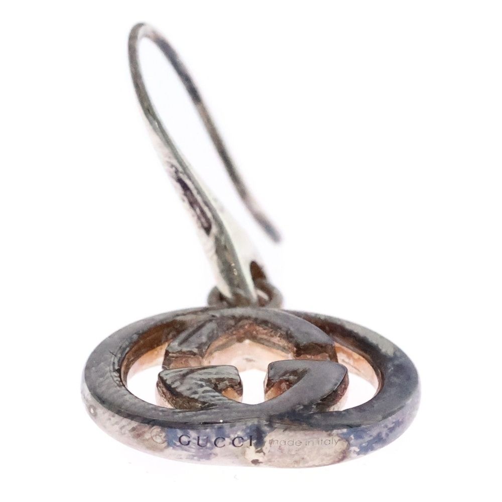  GUCCI グッチ インターロッキングG フックピアス シルバー その他 ヘアアクセサリー