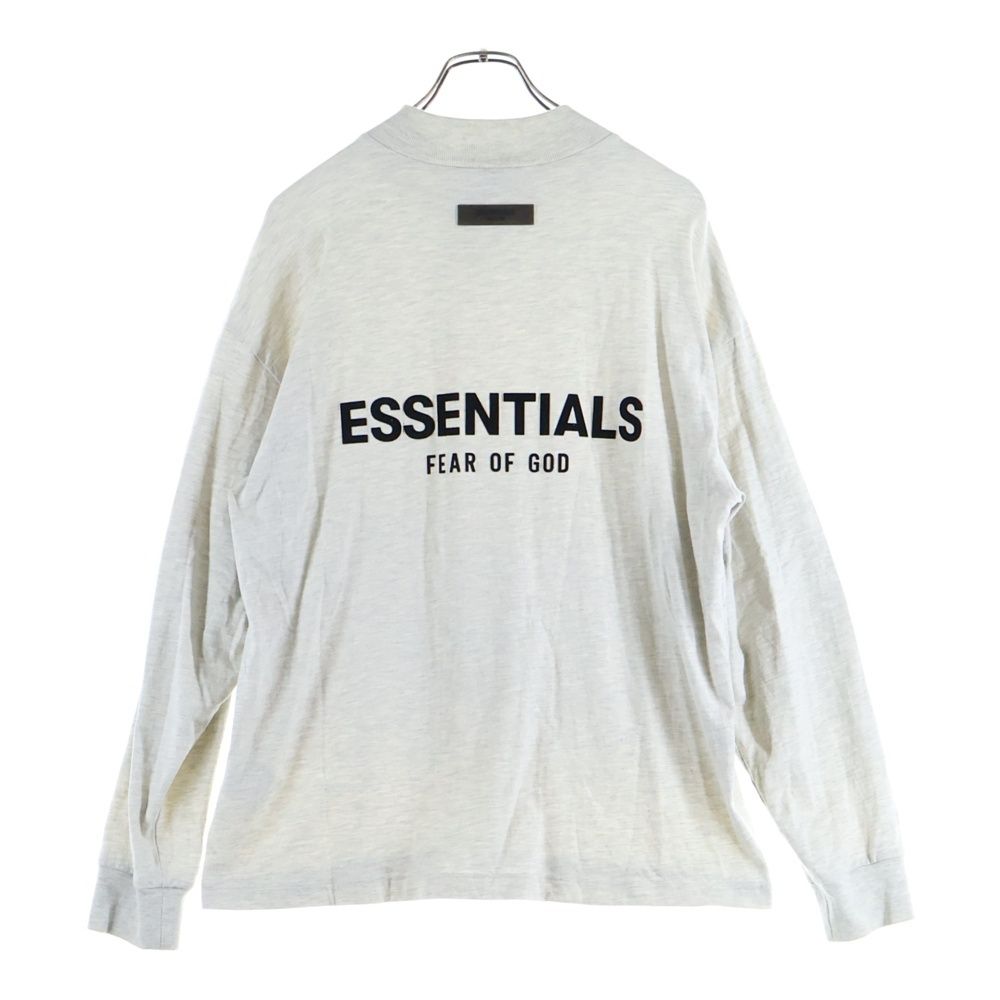 FOG Essentials エフオージー エッセンシャルズ L S T-SHIRT フェルトロゴ クルーネック長袖Tシャツカットソー ロンT グレー