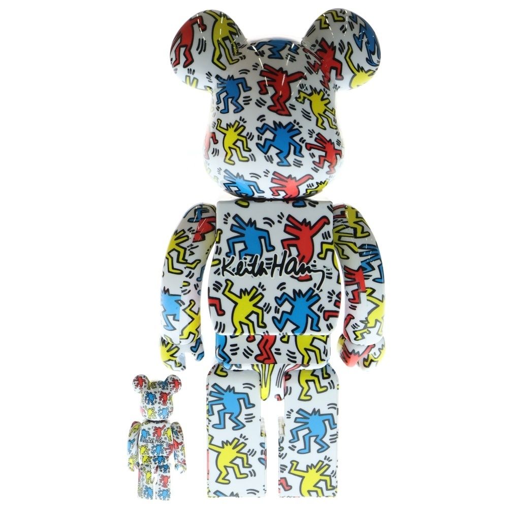 MEDICOM TOY メディコムトイ BE RBRICK KEITH HARING - 400 ベアブリック キースへリング フィギュア 人形 マルチ