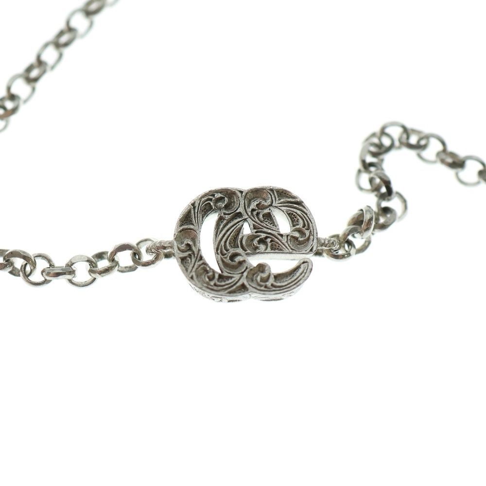 GUCCI ダブルG マーモント アラベスク チェーンブレスレット 925 GUCCI