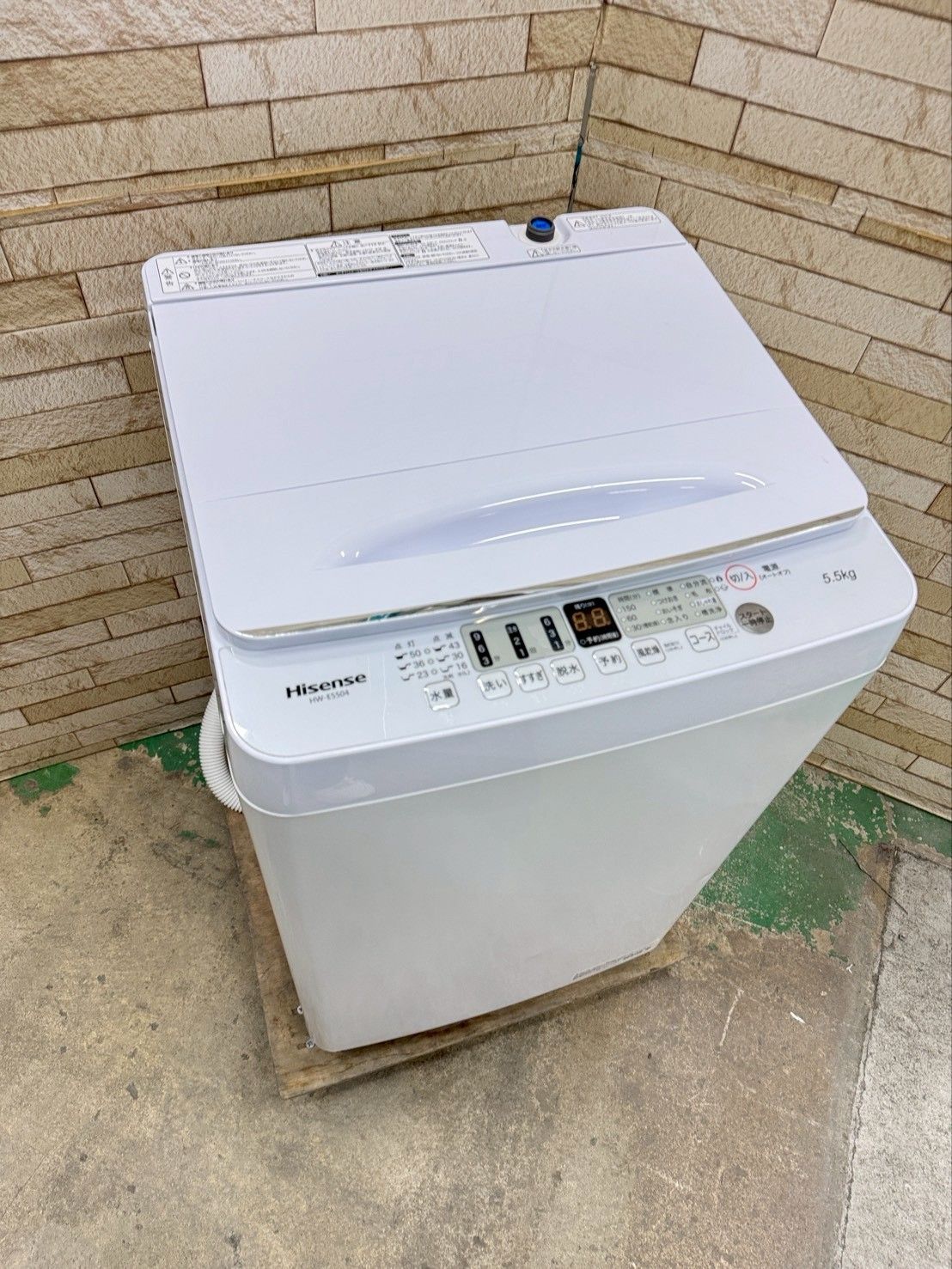 大阪 3か月保障付き 洗濯機 ハイセンス 5 kg HW E 5504 IS 994