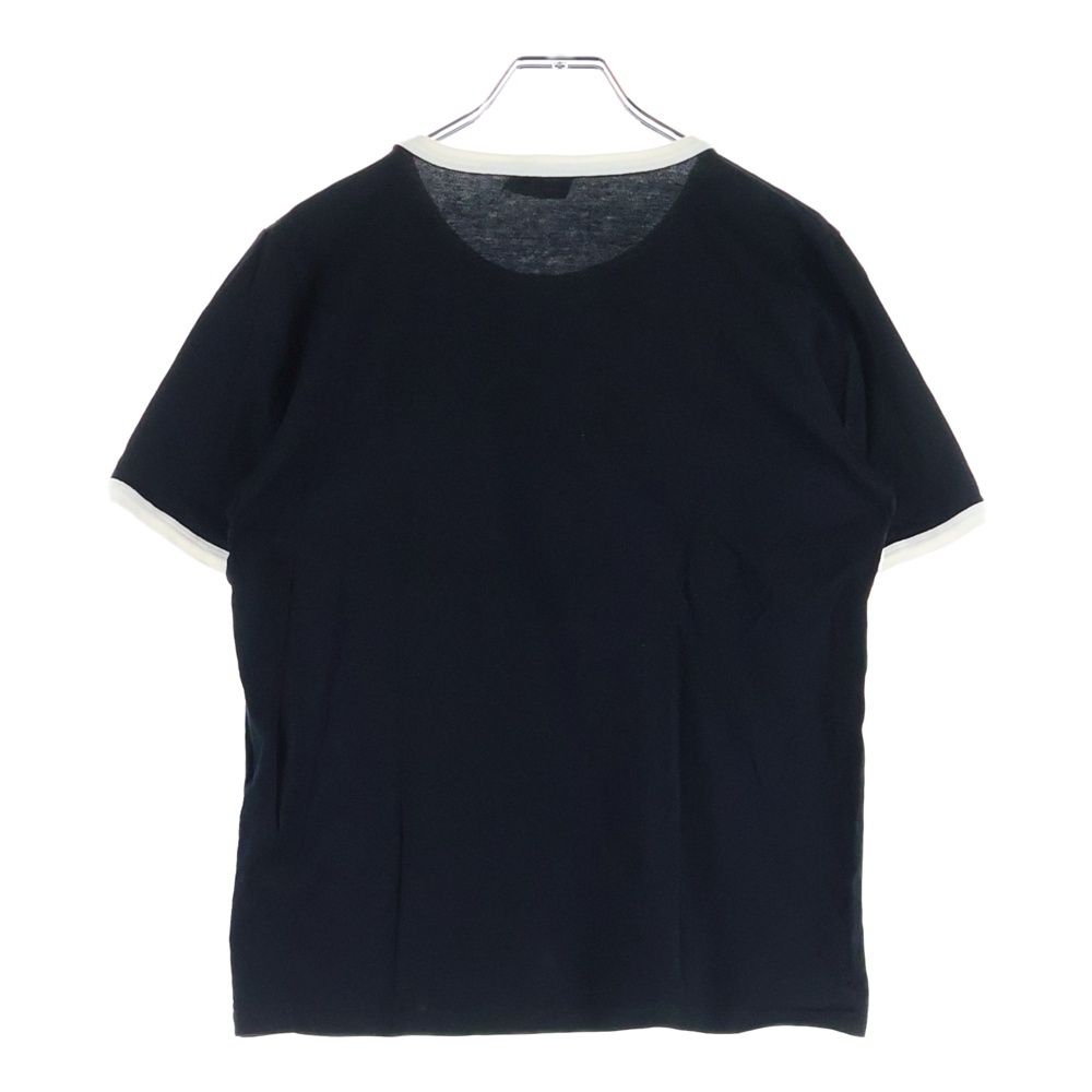 CELINE セリーヌ トリオンフ ロゴプリント コットンジャージー 半袖Tシャツ カットソー ブラック ホワイト 2X872671Q.38AW