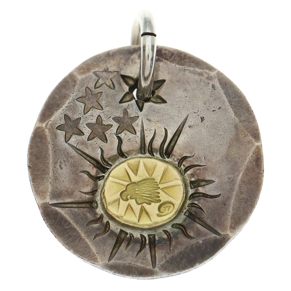 STOP LIGHT ストップライト K18メタル付き 2020 TOKYO刻印 たたきメタル カスタム ペンダントトップ シルバー ゴールド