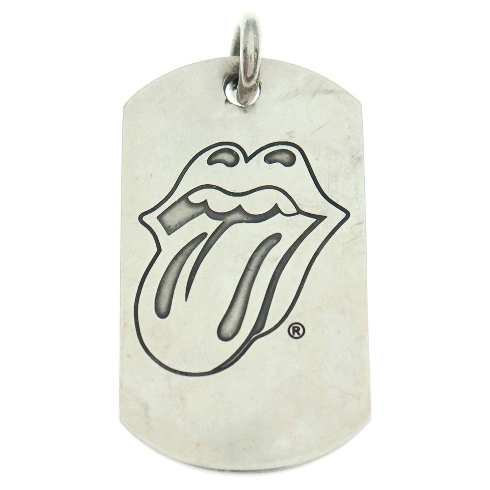 CHROME HEARTS クロムハーツ D TAG LRG LTD リップアンドタンドッグタグ ラージドッグタグネックレストップ シルバー