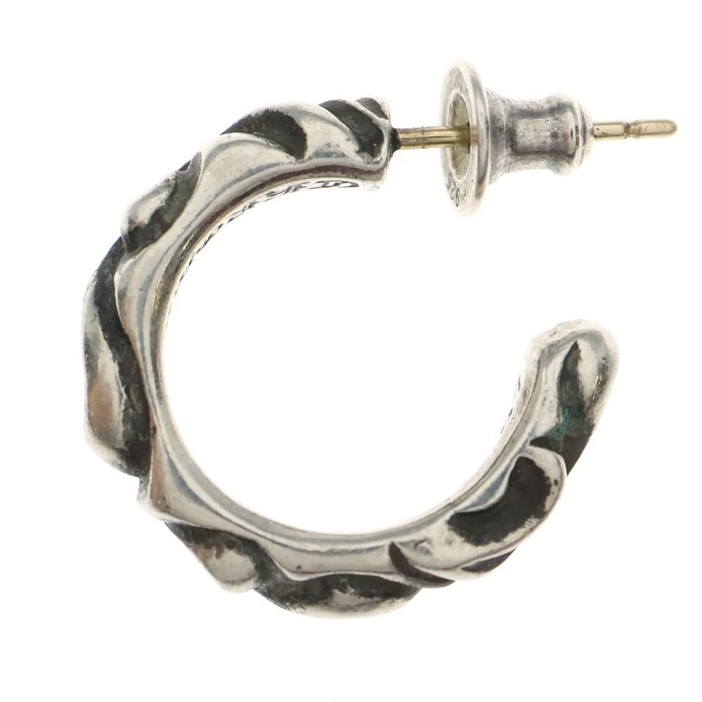 CHROME HEARTS クロムハーツ HOOP SCROOL 1 スクロールフープ シルバーピアス