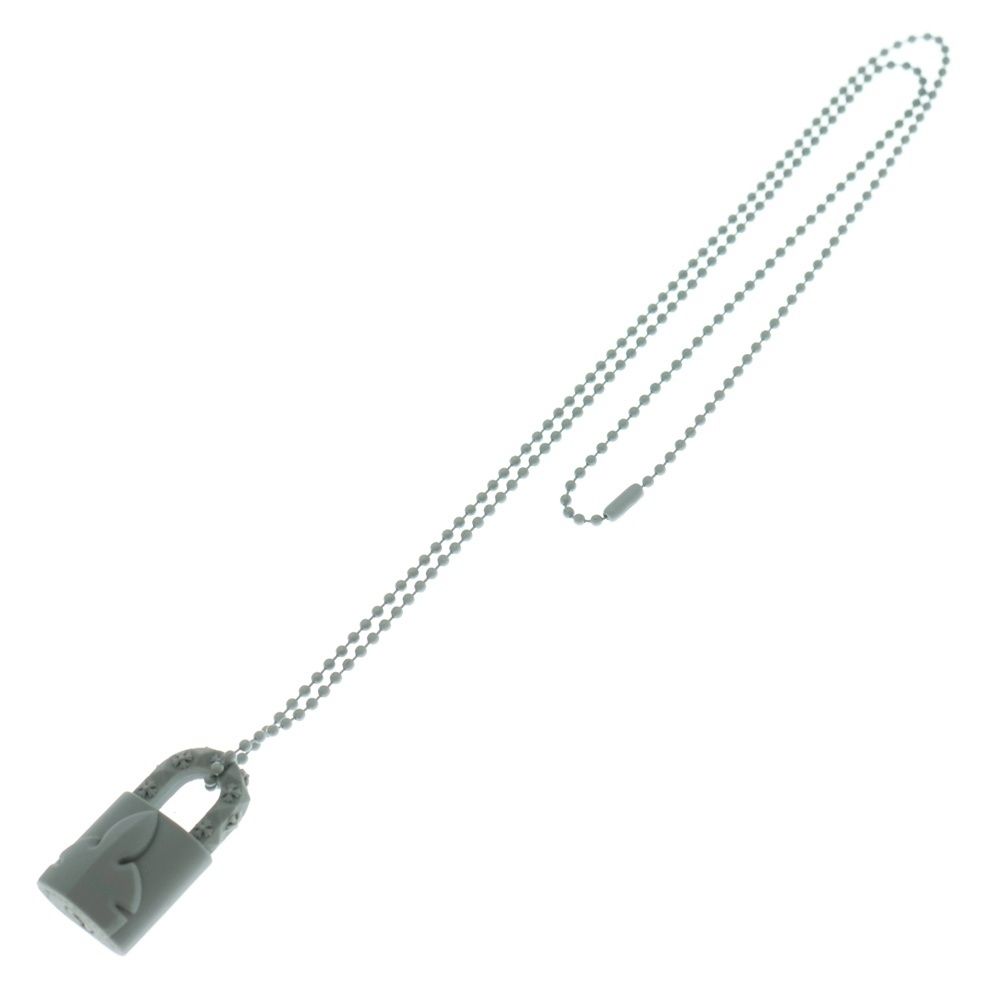 CHROME HEARTS パドロックフレアニー ラバーネックレス 南京錠 CHROME HEARTS(クロムハーツ) PADLOCK FLERKNEE SLCN パドロックフレア