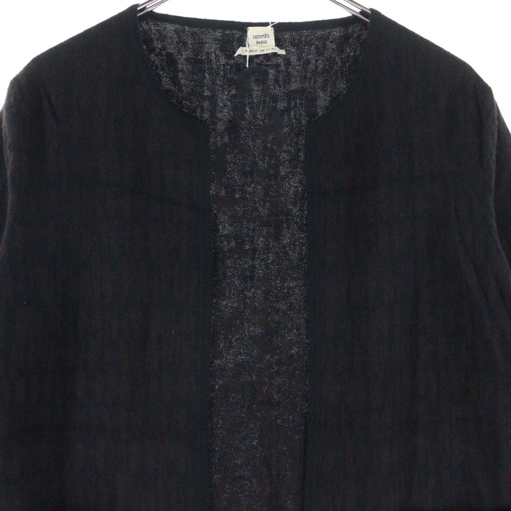 エルメス Hロゴ総柄ジャガード