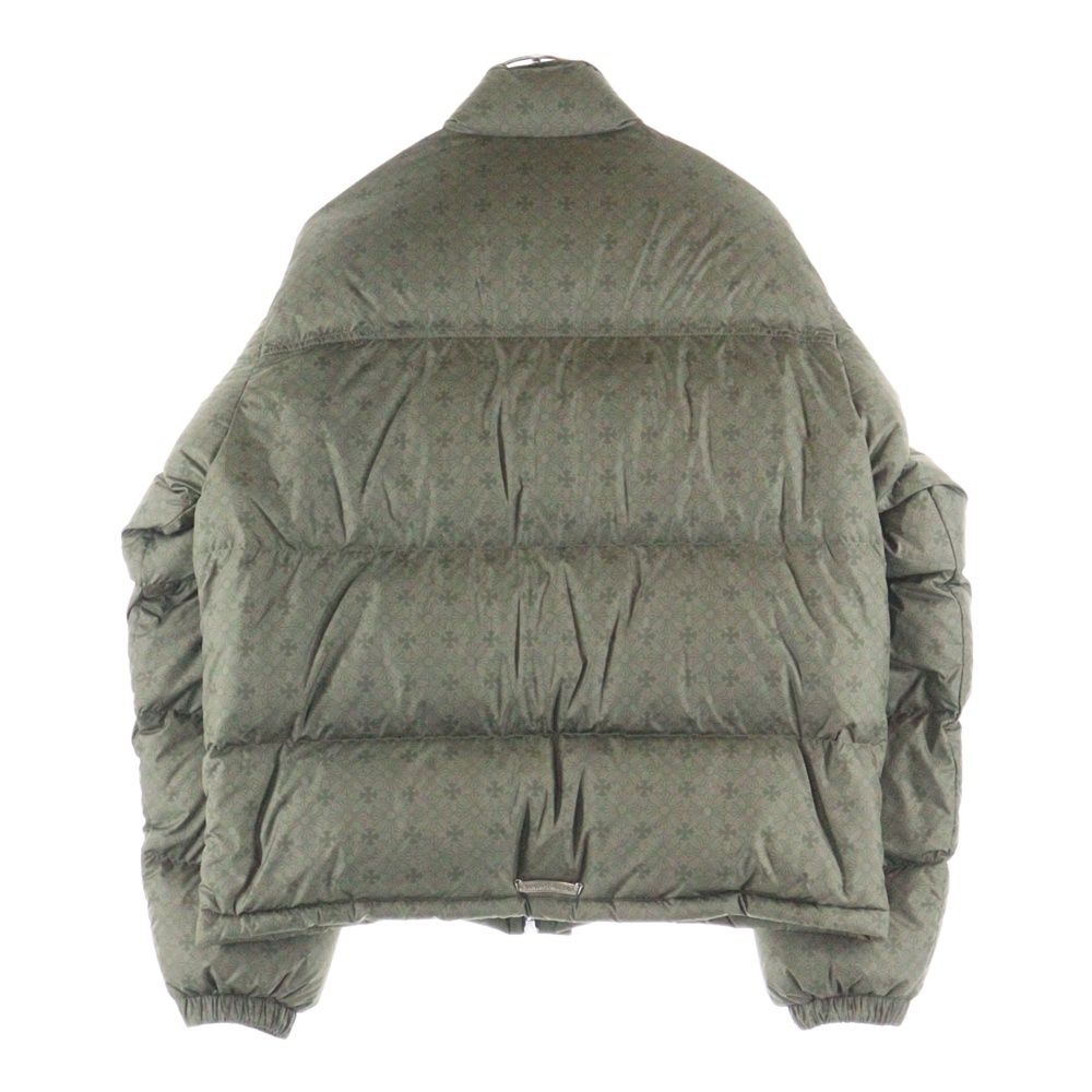 クロムハーツSTIFF クロスボールボタンCHプラス総柄 ダウンジャケット クロムハーツ サイズ:XL STIFF V2 FBRC スティッフ CHプラス総柄クロス