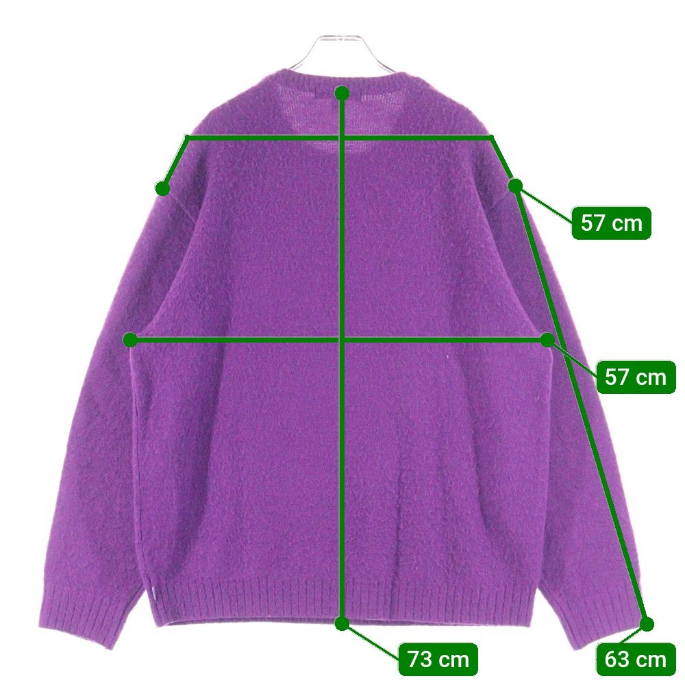 トップス 2023FW Supreme pilled Sweater purple M SUPREME (シュプリーム) 23AW Pilled Sweater ウールアクリルプル