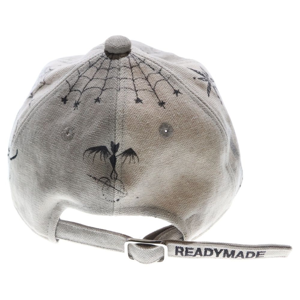 READY MADE レディメイド Dr Woo CAP TATOO ドクターウー デストロイ加工ベースボールキャップ グレー REDW CO WH 00 02