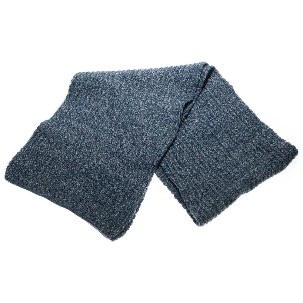 Y s for men ワイズフォーメン メランジ アゼ編み マフラー グリーン