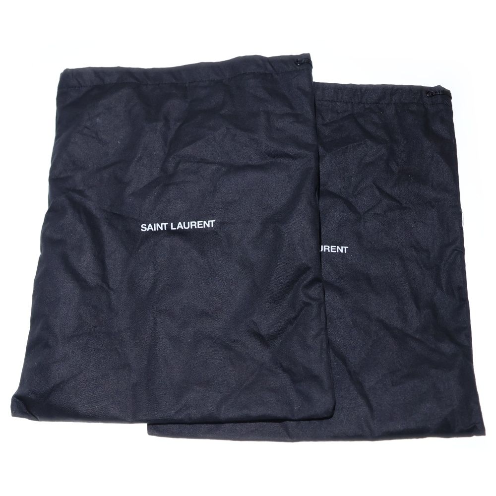  SAINT LAURENT PARIS サンローランパリ オピウム カサンドラロゴ ヒール パテントレザー ストラップサンダル シューズ アイボリー レディース サンダル ミュール 靴