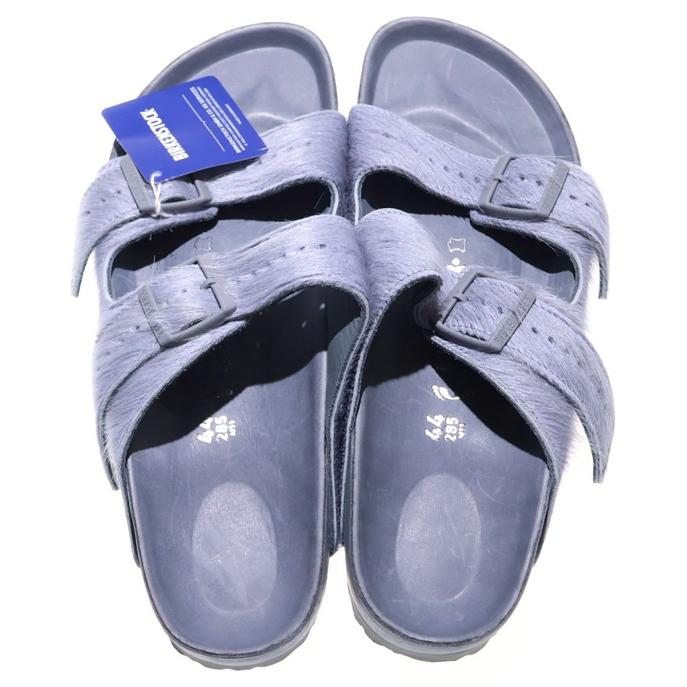 BIRKENSTOCK ビルケンシュトック ×RICK OWENS リックオウエンス フェイクファー ベルトサンダル パープル WWW_SMP1DAWEKUDUS_SCH_ID