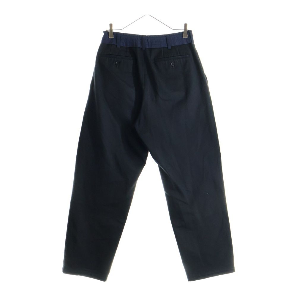 Sacai (サカイ) 21AW チノグログランワイドテーパードパンツ ブラック