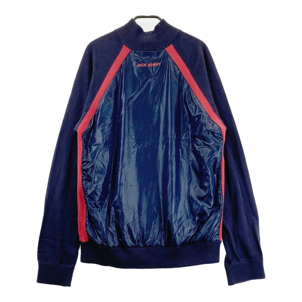 サイズ 6 JACK BUNNY ジャックバニー 長袖ジップ中綿ジャケット ネイビー系 ゴルフウェア メンズ ストスト