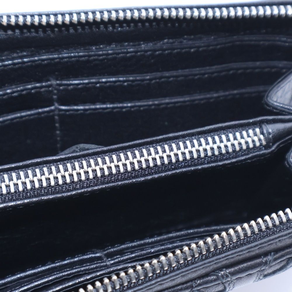 QUILTED セメタリークロスキルティングレザーウォレット財布