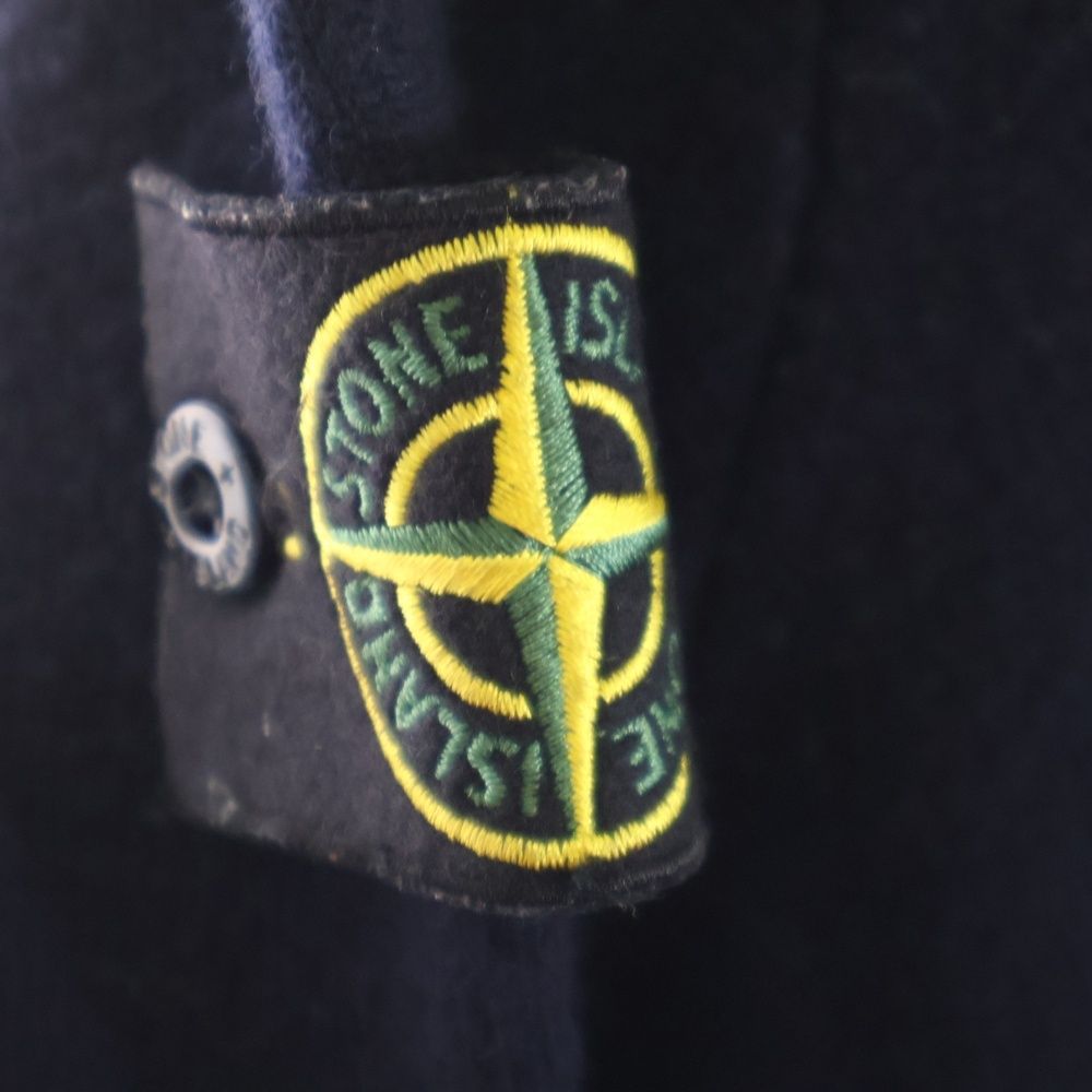 STONE ISLAND (ストーンアイランド) Zip Up Knit Hoodie ロゴワッペン
