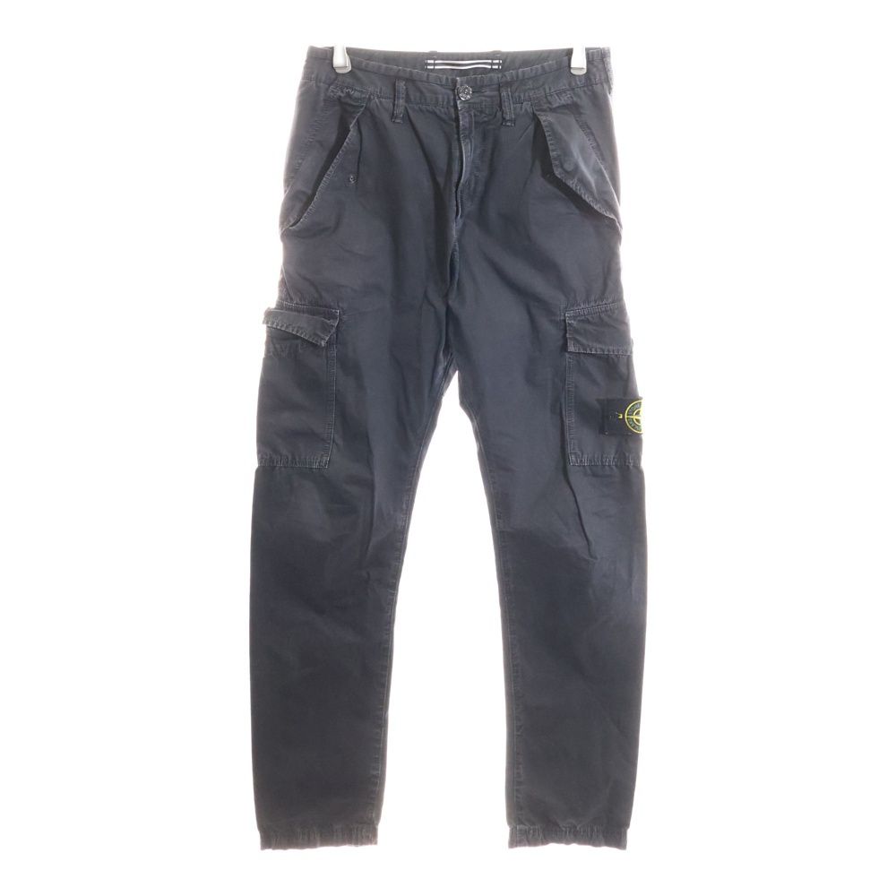 STONE ISLAND ストーンアイランド Cargo Pants フェード加工 ロゴワッペン カーゴパンツ グレー 6815314WA