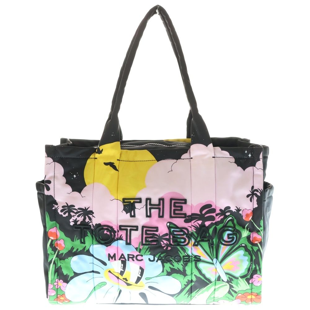 MARC JACOBS マークジェイコブス × Hattie Stewart The Puffy Nylon Large Tote bag ハティスチュワート パフィナイロントートバッグ ラージ マルチ