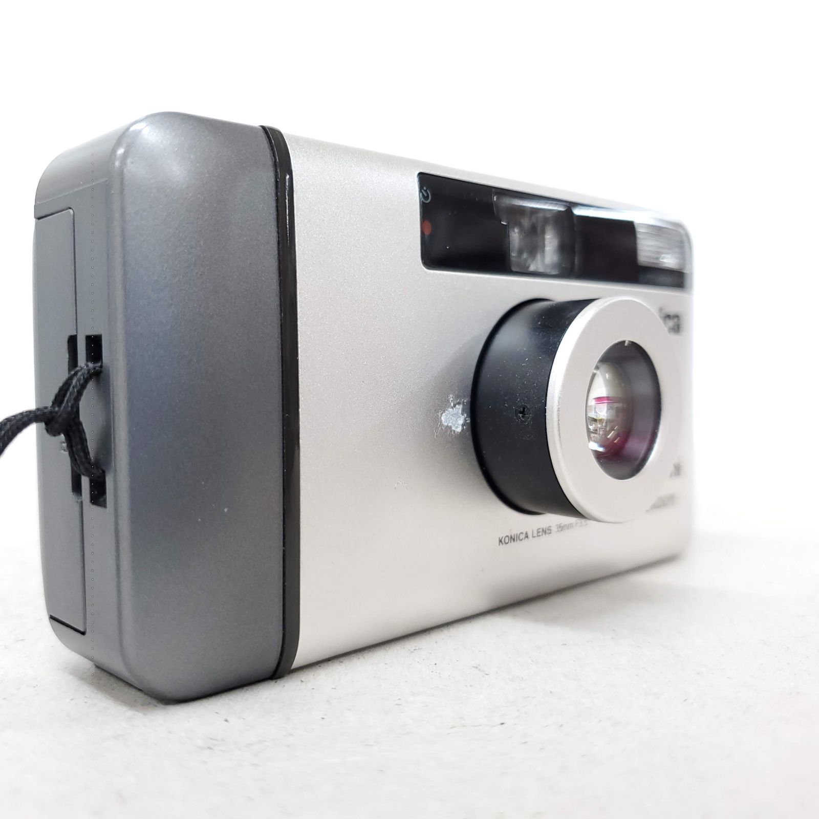 【希少動作確認済み】Konica BIG mini Rhodium フィルムカメ 希少動作確認済み】Konica BIG mini Rhodium フィルムカメ 中古