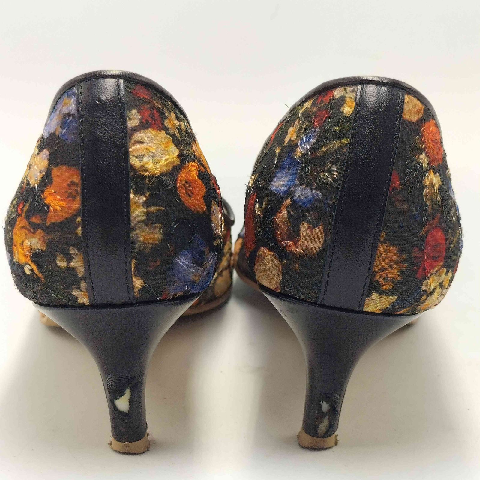 ダイアナ DIANA 絵画シリーズ ブリューゲル ポインテッドトゥ 花柄