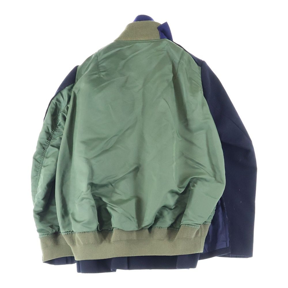 Sacai (サカイ) MA-1 ダブルジャケット ドッキングブルゾン 18-04107