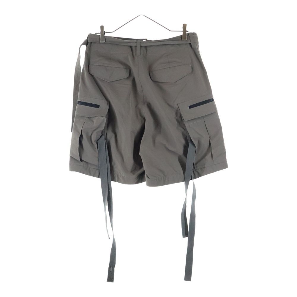 Sacai サカイ SAMPLE品 ナイロン ベルト カーゴショーツ パンツ カーキ