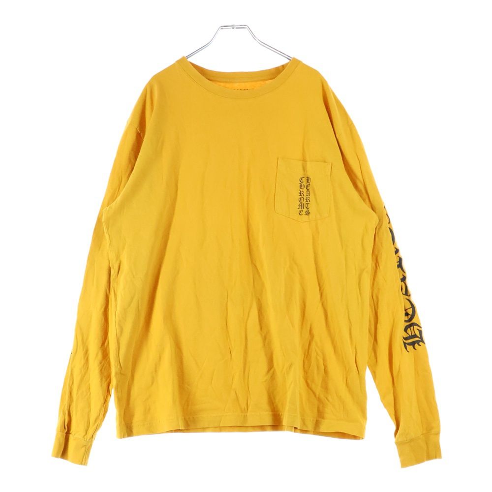 CHROME HEARTS クロムハーツ CH L S T-SHIRT アームロゴ 長袖Tシャツ イエロー