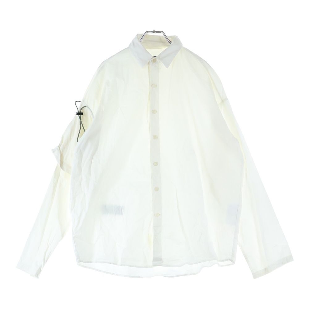 ADER ERROR アーダーエラー O S LS SHT 再構築長袖シャツ ホワイト