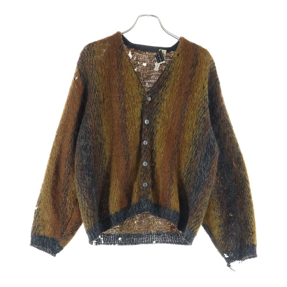 VINTAGE ヴィンテージ 60s MOHAIR Cardigan DONMOORタグ ヴィンテージ モヘア混 カーディガン ブラウン