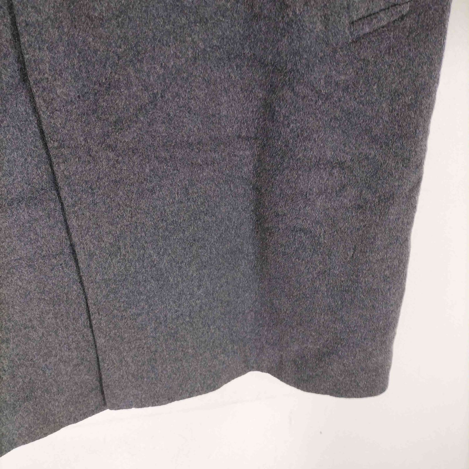 ユーズドフルギ USED古着 カシミヤ100比翼ステンカラーコート メンズ