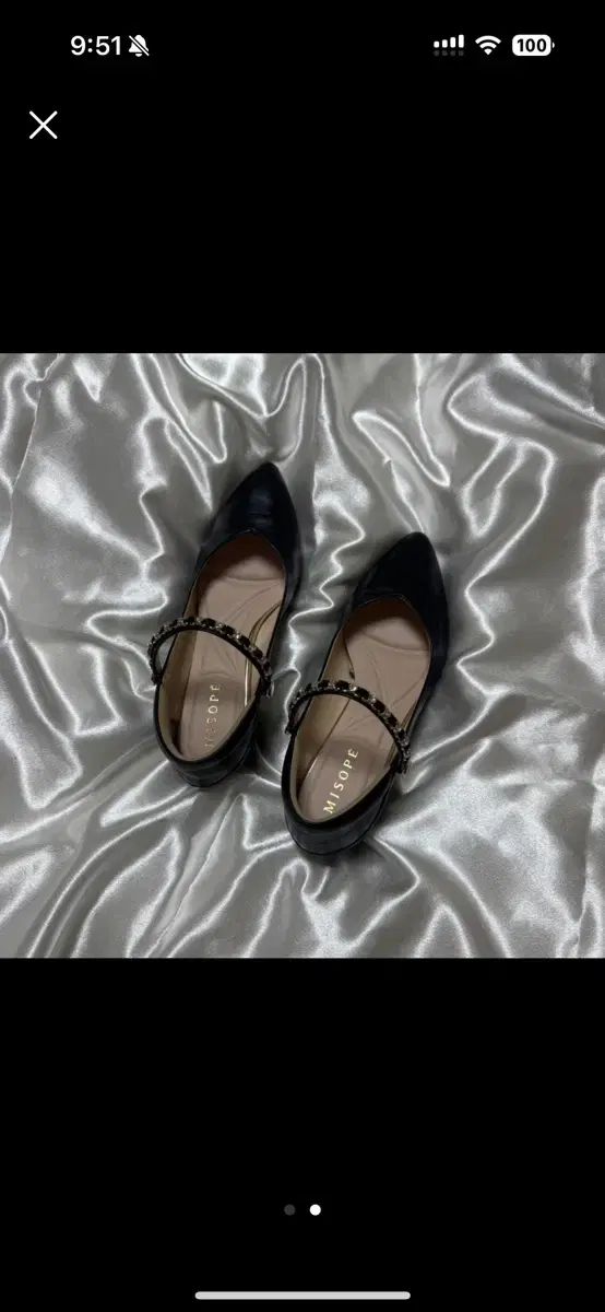 ミソペ ブラック メリージェーン 靴 チェーン 装飾