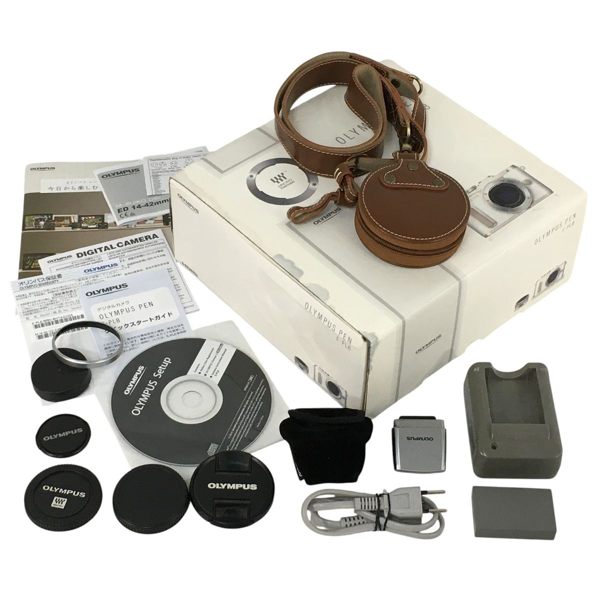 OLYMPUS PEN E-PL8 14-42mm 40-150mm ミラーレス一眼カメラ ダブルズームキット N10626399