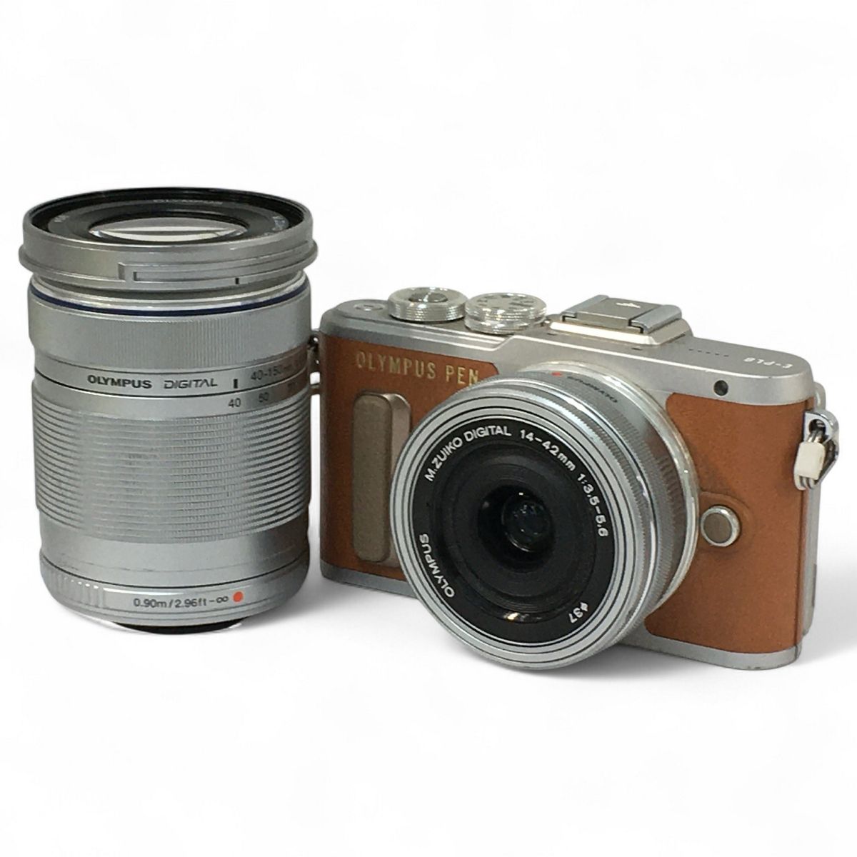 OLYMPUS PEN E-PL8 14-42mm 40-150mm ミラーレス一眼カメラ ダブルズームキット N10626399